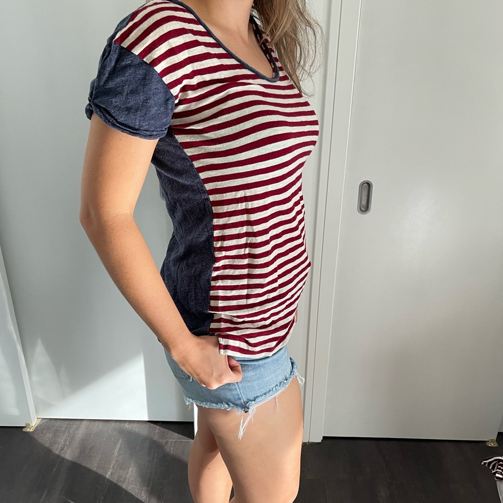 Jcrew American Flag Tee
